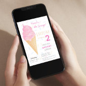 Invitation pour le deuxième anniversaire