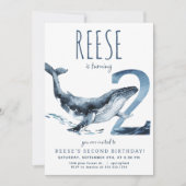 Invitation pour le deuxième anniversaire de la bal (Devant)