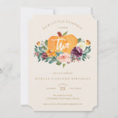 Invitation pour le deuxième anniversaire de notre  (Devant)