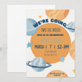 Invitation pour le deuxième anniversaire de Two Th (Devant / Derrière)