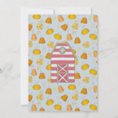 Invitation pour le deuxième anniversaire des amis  (Dos)