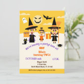 Invitation pour le deuxième anniversaire d'Hallowe (Debout devant)