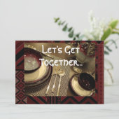 Invitation pour le dîner (Debout devant)