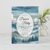 Invitation pour le dîner au restaurant Echoes Thro (Debout devant)