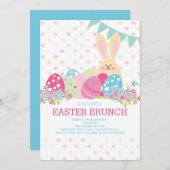 Invitation pour le dîner de fêtes de Pâques (Devant / Derrière)