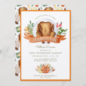 Invitation pour le dîner de Potluck de l'Ami (Devant / Derrière)