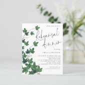 Invitation pour le dîner de répétition des feuille (Debout devant)