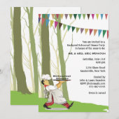 Invitation pour le dîner de répétition en plein ai (Devant / Derrière)