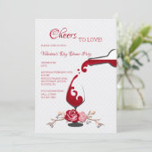 Invitation pour le dîner de Saint Valentin (Debout devant)