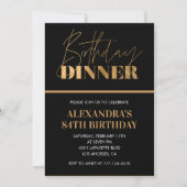 Invitation pour le dîner du 84e anniversaire Chic (Devant)