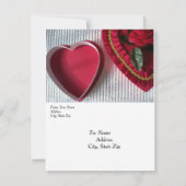 Invitation pour le dîner Valentines (Dos)