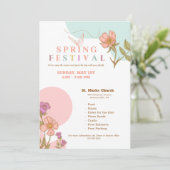 Invitation pour le Festival de Printemps (Debout devant)