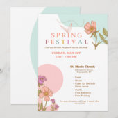 Invitation pour le Festival de Printemps (Devant / Derrière)