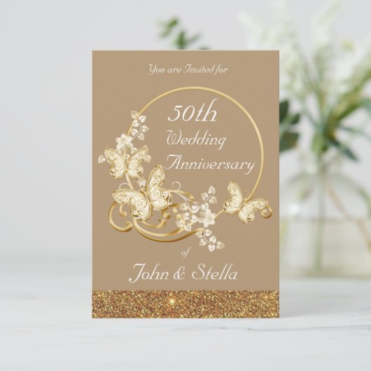 Invitation pour le Jubilé d'Or (Debout devant)