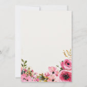 Invitation pour le Kentucky Derby Fleurs à l'aquar (Dos)