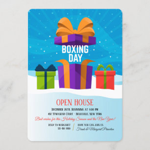 Invitation pour le Lendemain de Noël