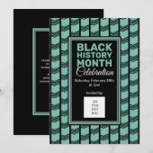 Invitation pour le Mois de l'Histoire des Noirs av (Devant / Derrière)