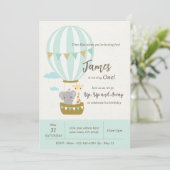 Invitation pour le premier anniversaire (Debout devant)