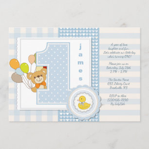 Invitation pour le premier anniversaire