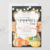 Invitation pour le premier anniversaire dans un ch (Devant)