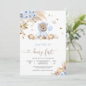 Invitation pour le premier anniversaire de Beary (Debout devant)