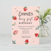 Invitation pour le premier anniversaire de Berry (Debout devant)