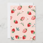 Invitation pour le premier anniversaire de Berry (Dos)