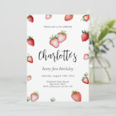 Invitation pour le premier anniversaire de Berry (Debout devant)