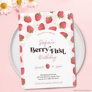 Invitation pour le premier anniversaire de Berry