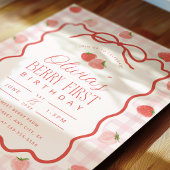Invitation pour le premier anniversaire de Berry