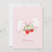 Invitation pour le premier anniversaire de Berry a (Dos)