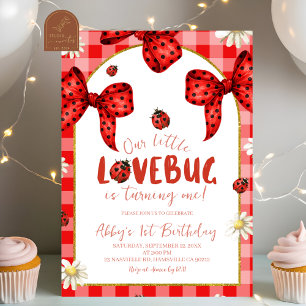 Invitation pour le premier anniversaire de Coquett