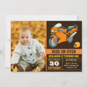 Invitation pour le premier anniversaire de course (Devant)