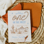 Invitation pour le premier anniversaire de Cowboy