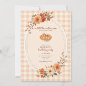 Invitation pour le premier anniversaire de Cutie P (Devant)