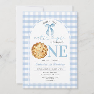 Invitation pour le premier anniversaire de Cutie P
