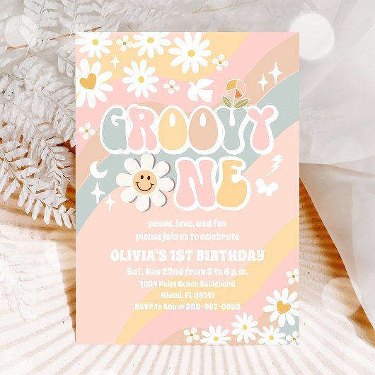 Invitation pour le premier anniversaire de Daisy G