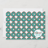 Invitation pour le premier anniversaire de Donut (Dos)