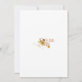 Invitation pour le premier anniversaire de fée (Dos)