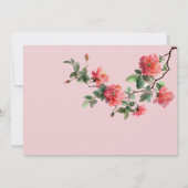 Invitation pour le premier anniversaire de fée | R (Dos)