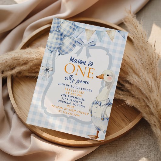 Invitation pour le premier anniversaire de garçon
