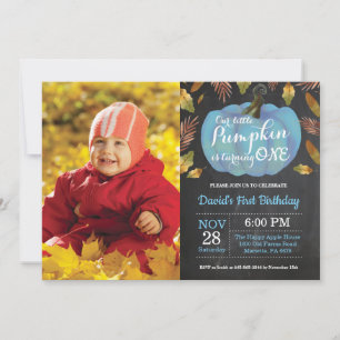 Invitation pour le premier anniversaire de garçon
