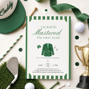 Invitation pour le premier anniversaire de Golf Gr
