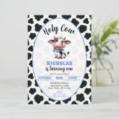 Invitation pour le premier anniversaire de Holy Co (Debout devant)