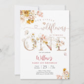 Invitation pour le premier anniversaire de la Fée (Devant)