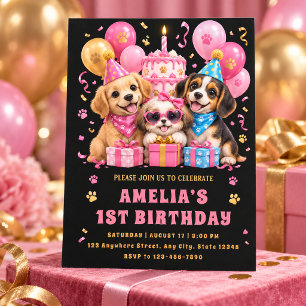 Invitation pour le premier anniversaire de la fête