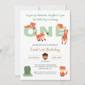 Invitation pour le premier anniversaire de la Forê (Devant)