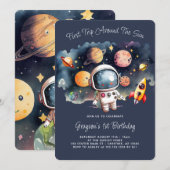 Invitation pour le premier anniversaire de la gala (Devant / Derrière)