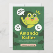 Invitation pour le premier anniversaire de la gren (Devant)