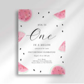 Invitation pour le premier anniversaire de la past